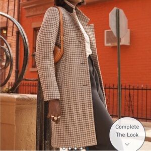 Abercrombie & Fitch The Dad Coat Wool Blend